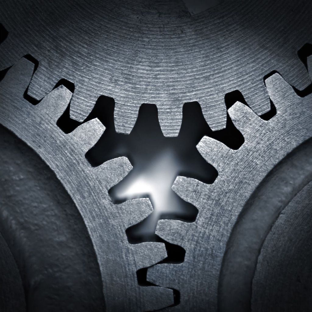 Gear Mechanism iPad 4 Wallpaper