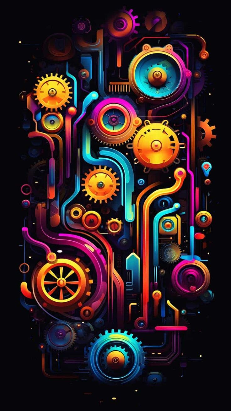 Mechanical System IPhone Wallpaper HD