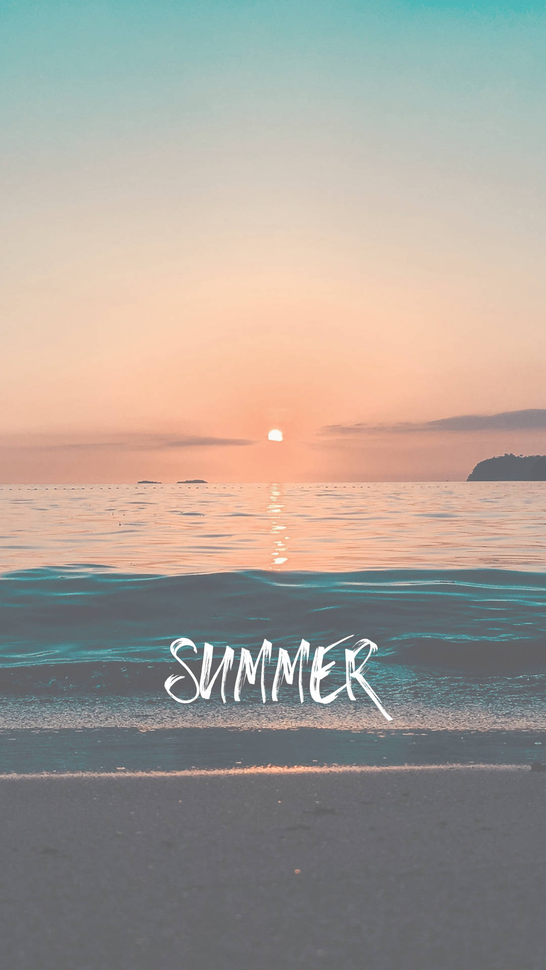 Download Summer Sunset Ocean Wallpaper