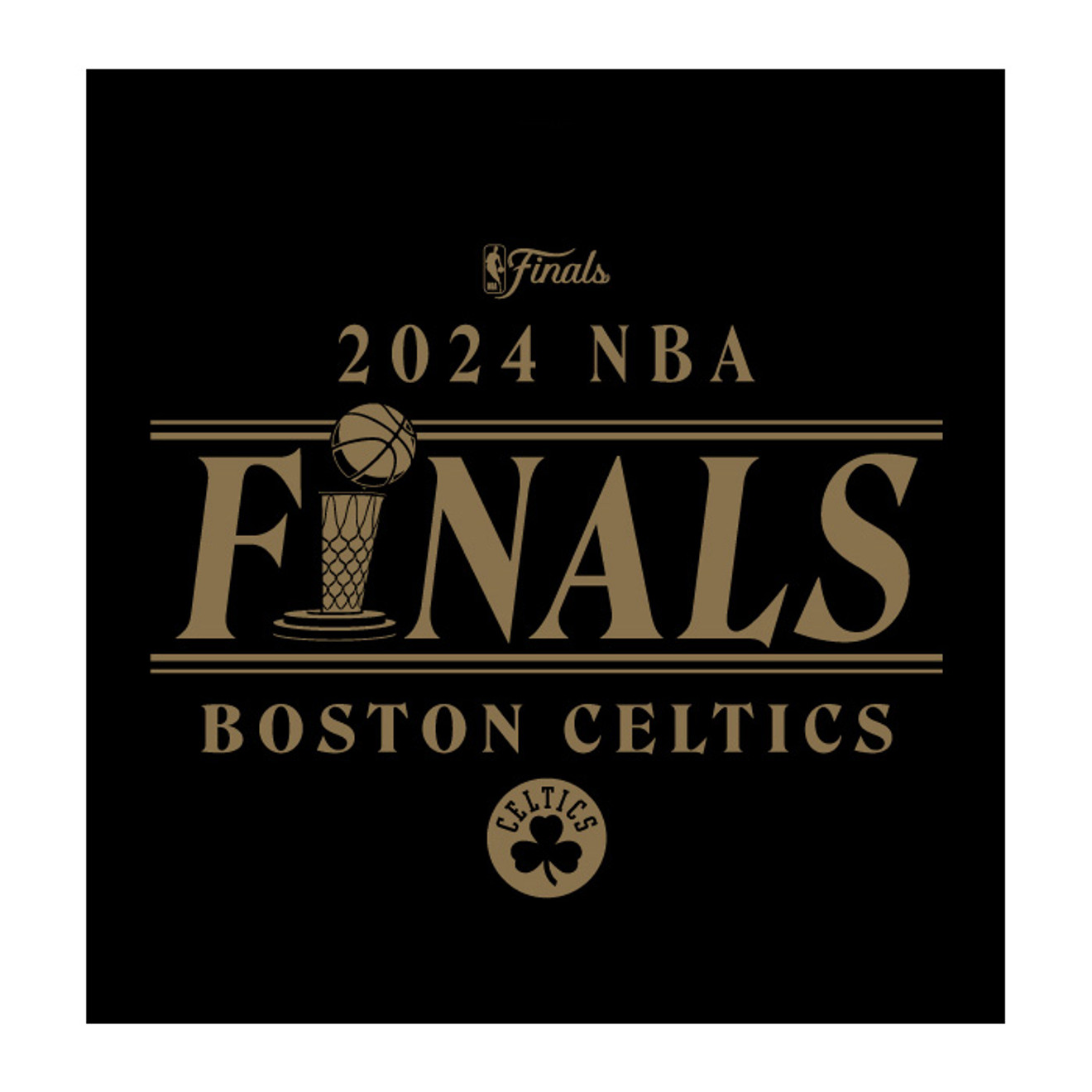 Celtics 2024 NBA Finals Black Olsen Hood
