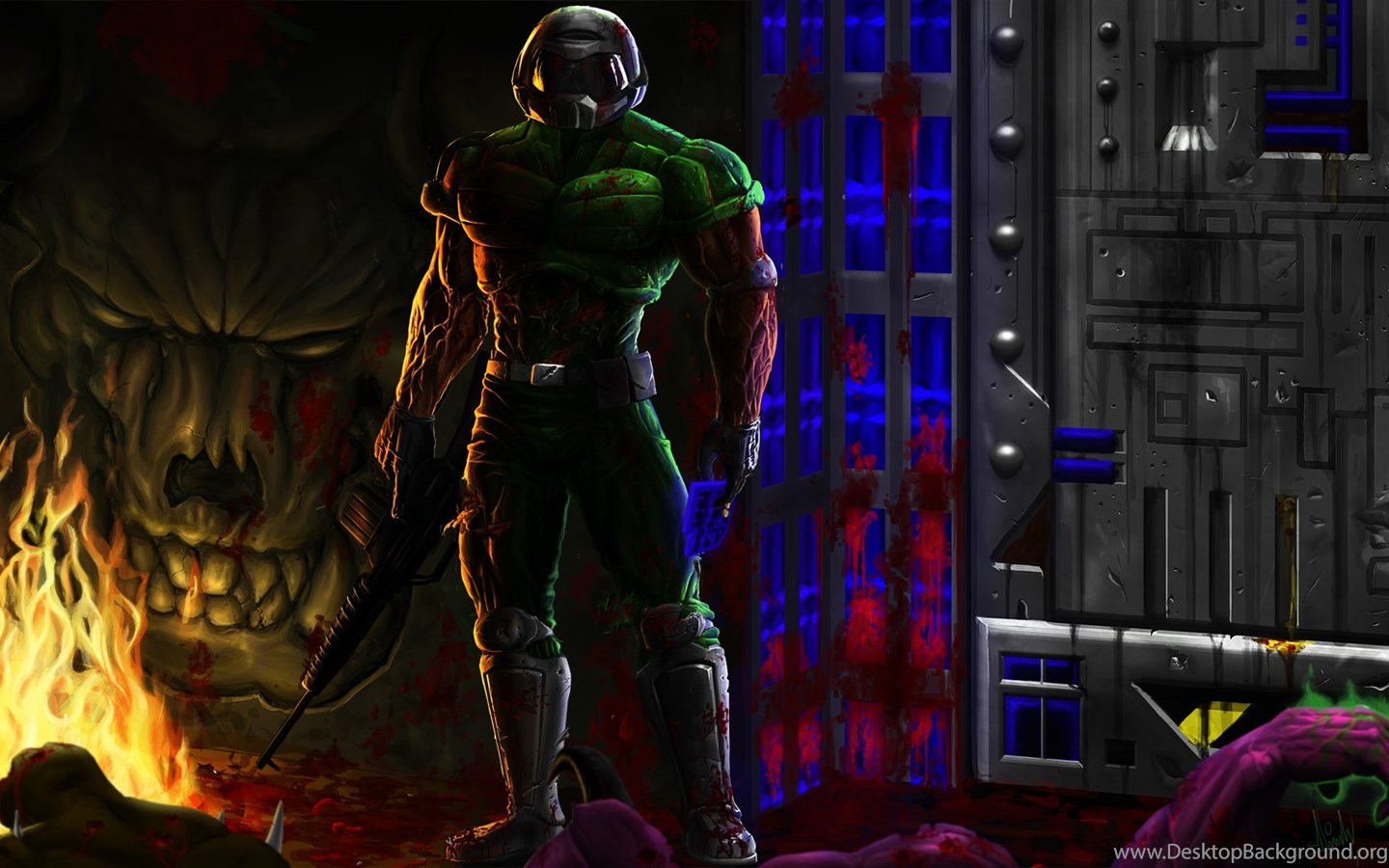 Brutal Doomguy Standing Tall Image Mod