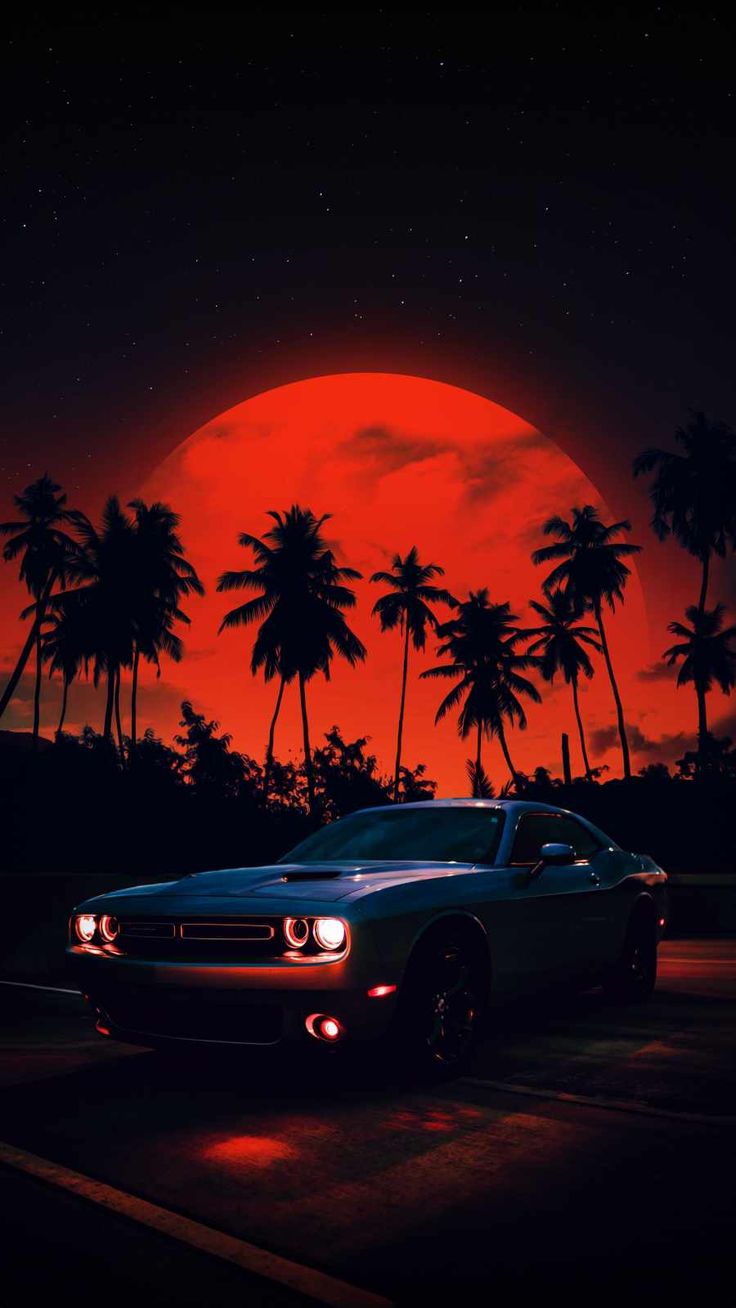 Dodge Challenger Sunset