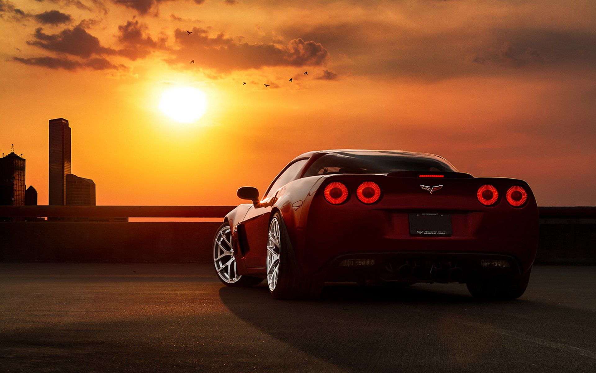 C6 At Sunset Wallpaper Background