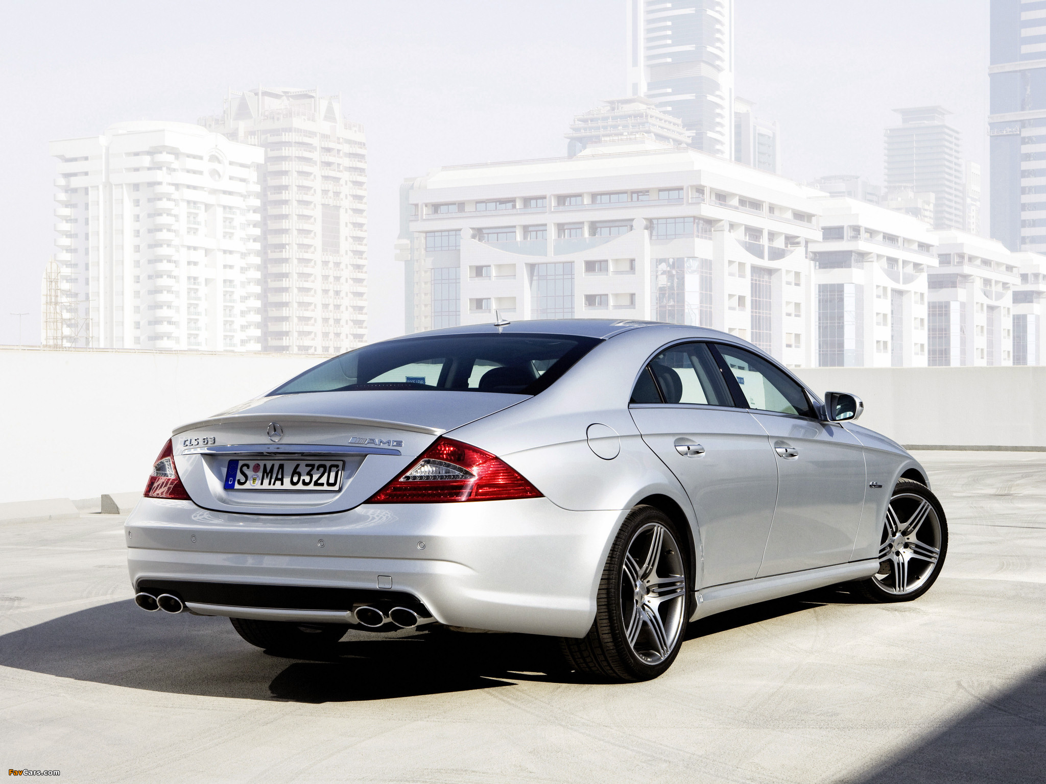 Mercedes Benz CLS 63 AMG (C219) 2008–10 Wallpaper (2048x1536)