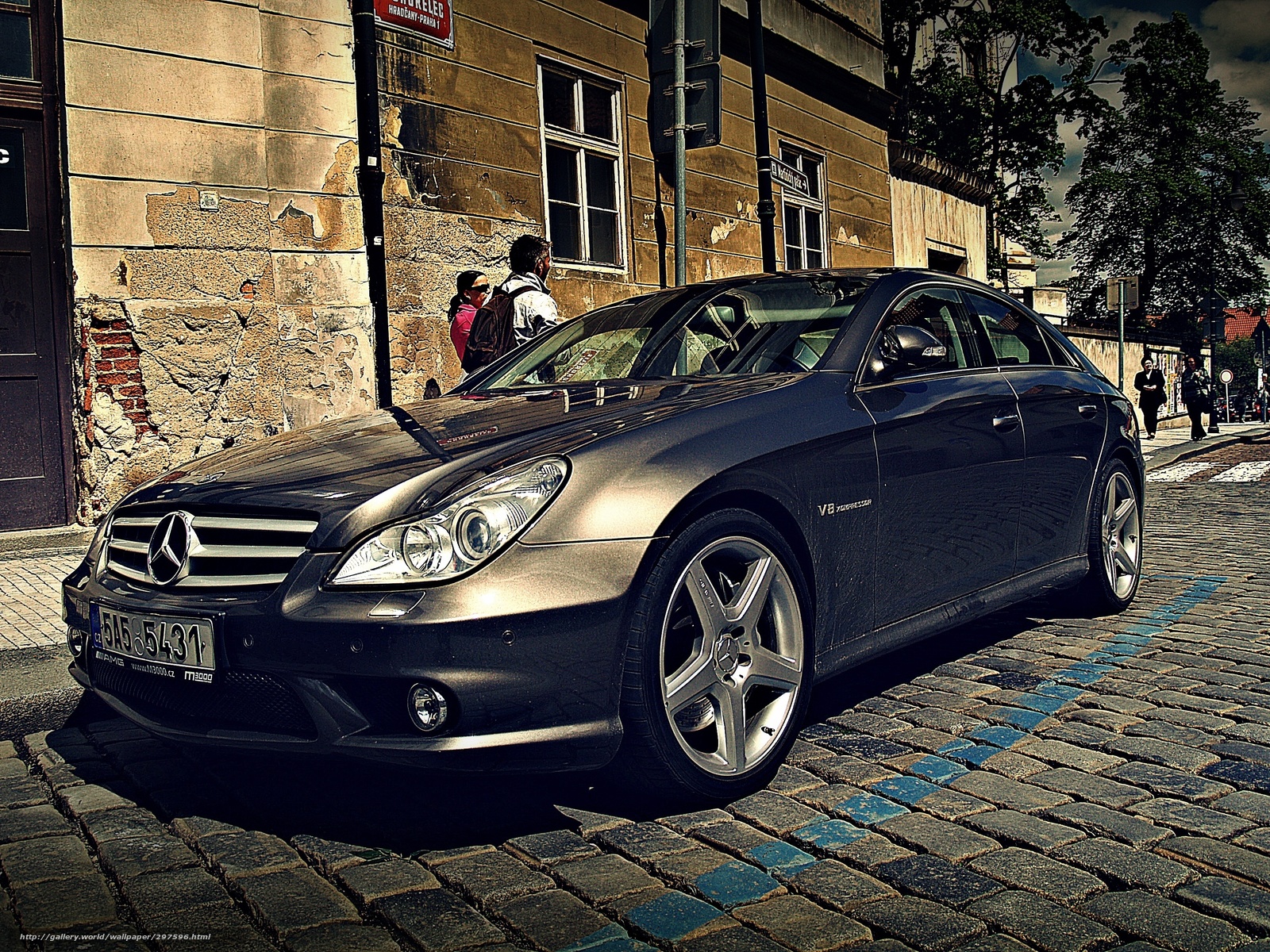 Download wallpaper Mercedes, CLS, II