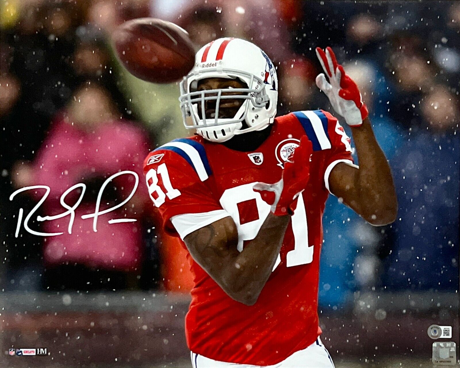 Randy Moss New England Patriots Signed