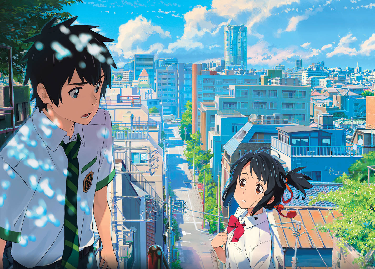 Makoto Shinkai Background