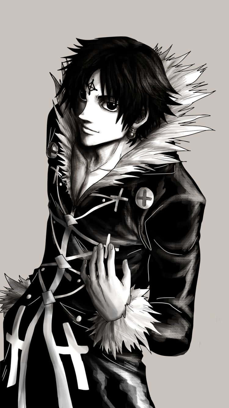 Download Chrollo Lucilfer Greyscale