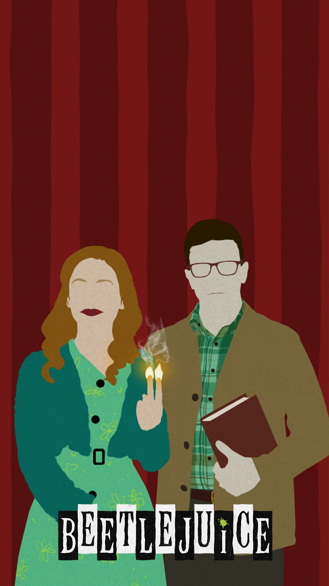 Beetlejuice Broadway Home Lockscreen