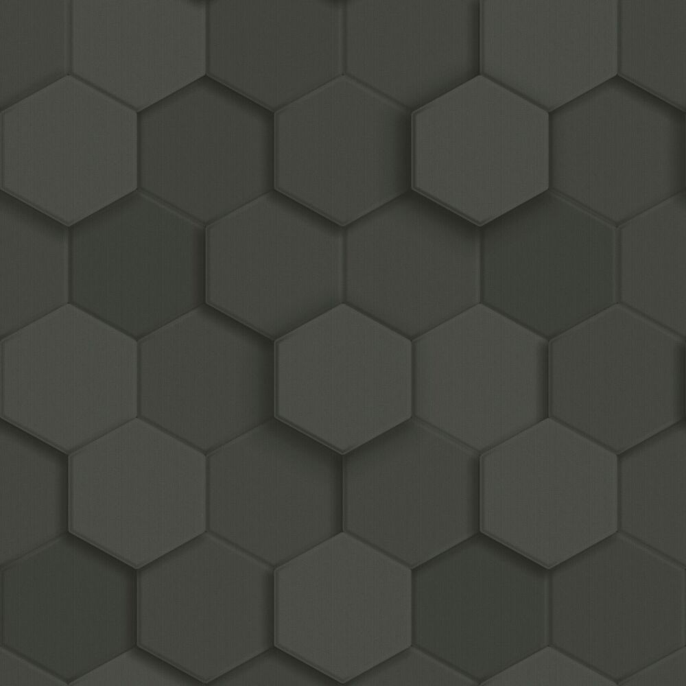 Non Woven Wallpaper 3D Honeycomb Motif