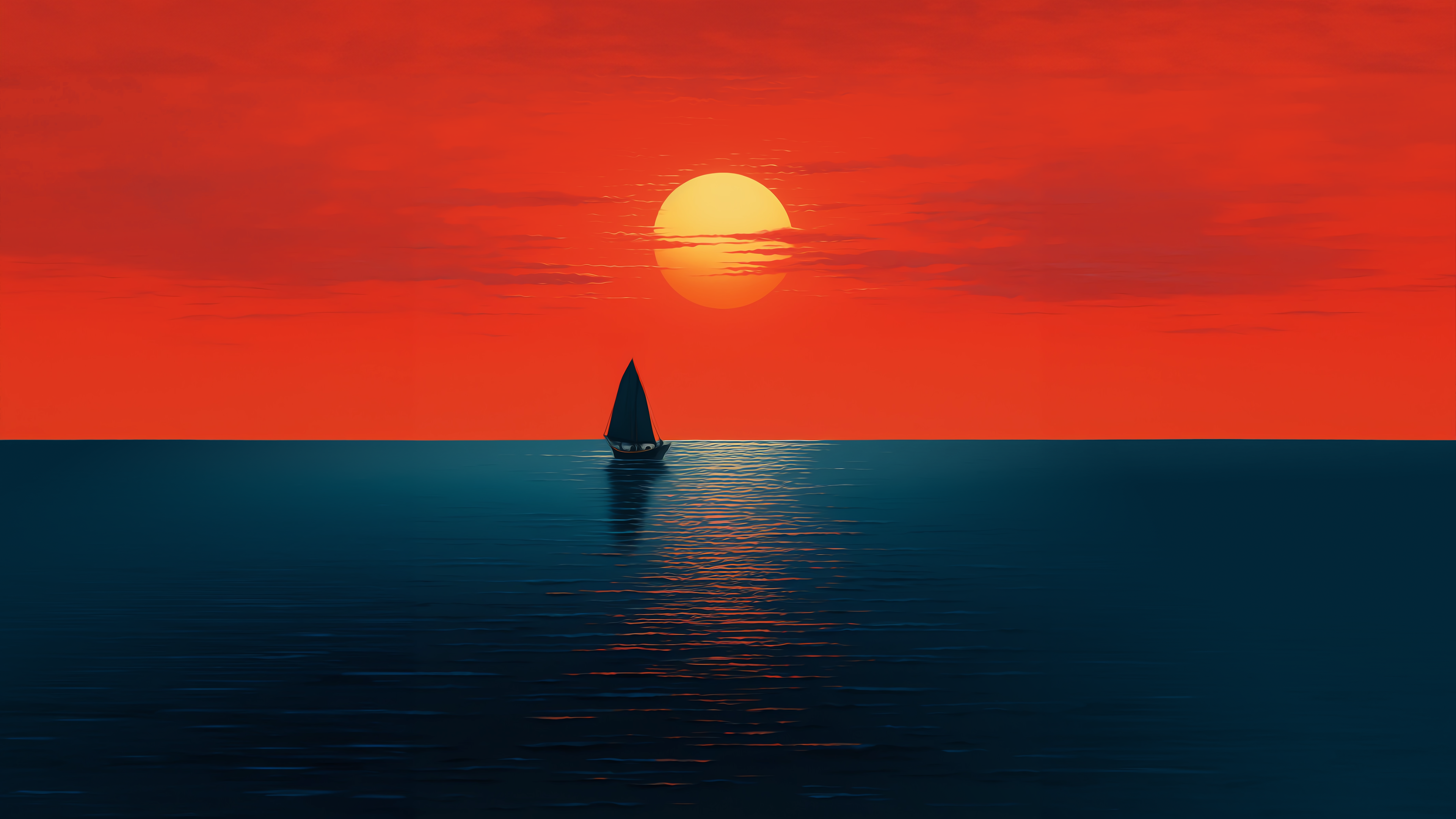 Beautiful Sunset Wallpaper 4K