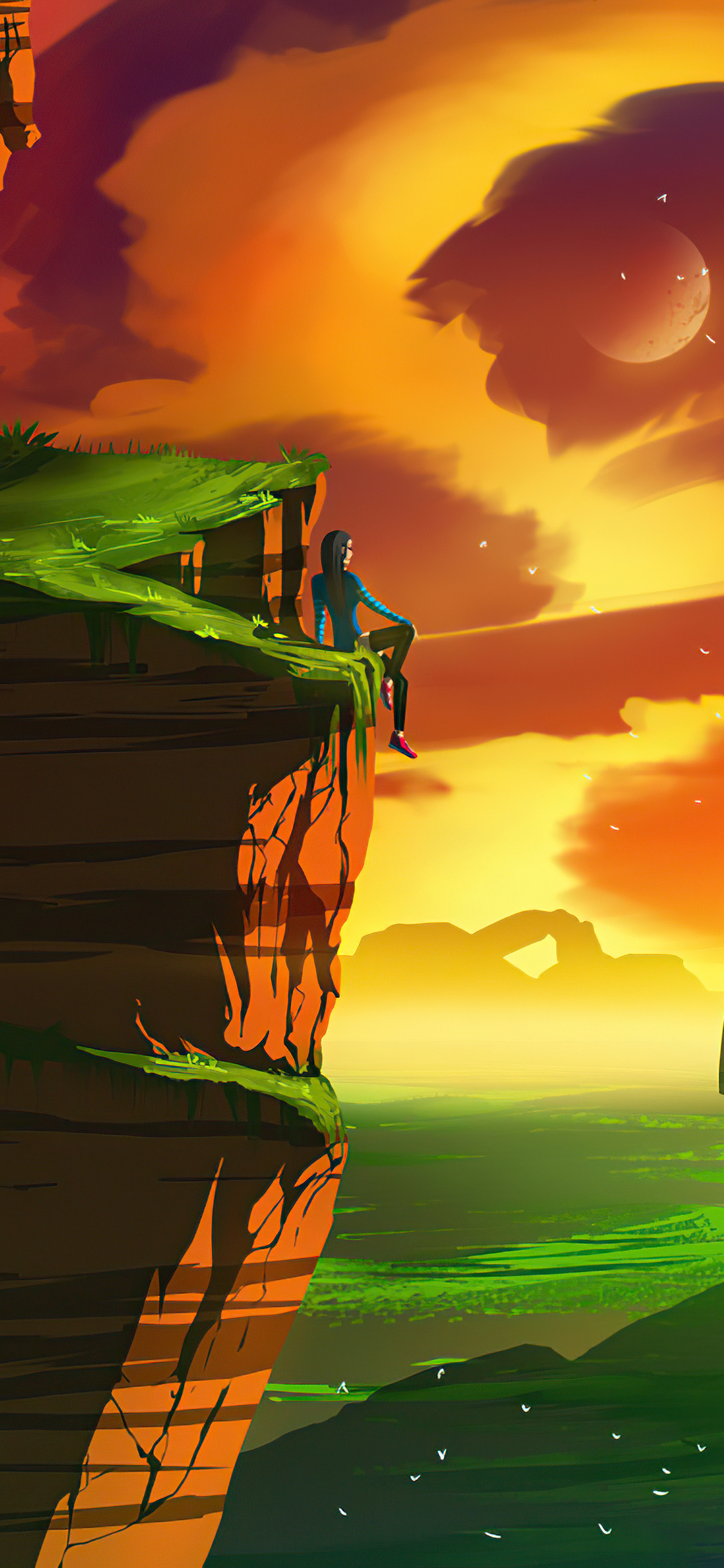 Sunset Chill 5k iPhone XS