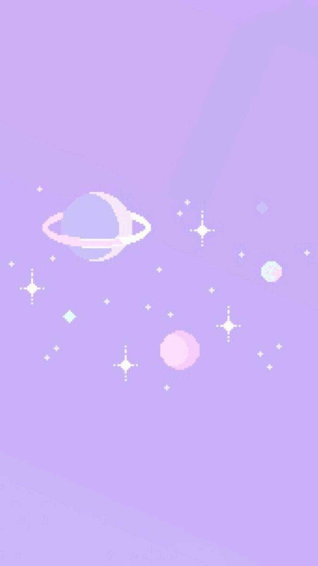 Kawaii Purple Wallpaper