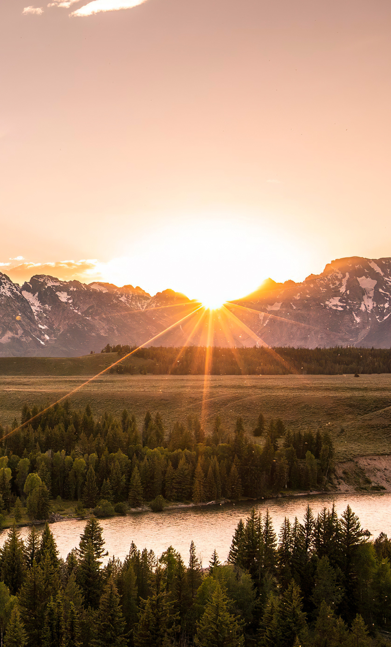 Grand Tetons Landscape 4k