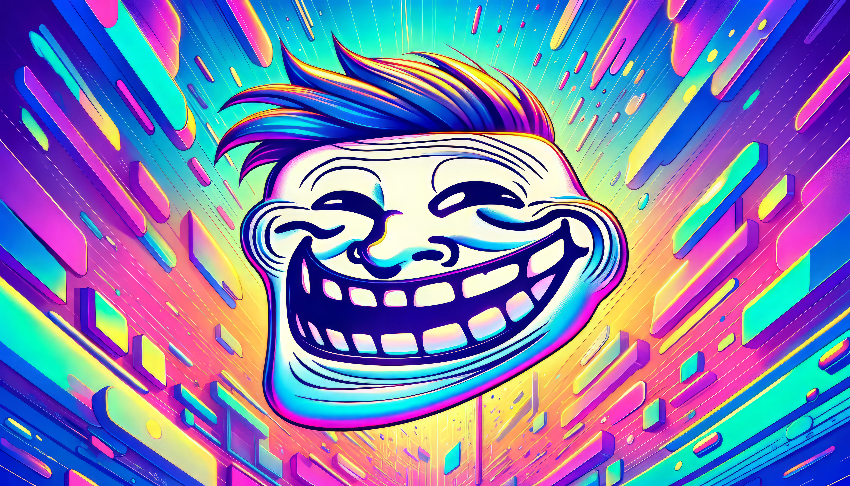 Scary Troll Face Wallpapers - Wallpaper Cave, image size:3584x2048