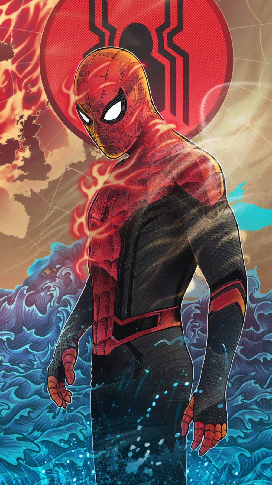 Spiderman iPhone Wallpaper. Marvel