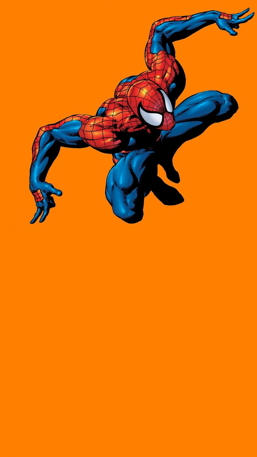 Spiderman Orange. iPhone wallpaper