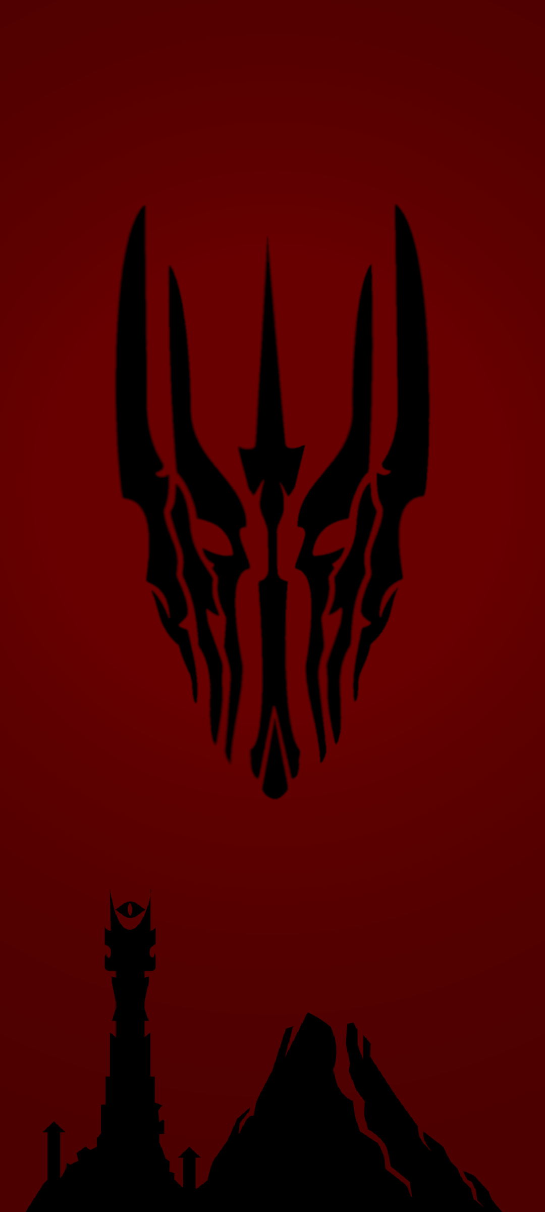 A Sauron Mordor Wallpaper I Made For My