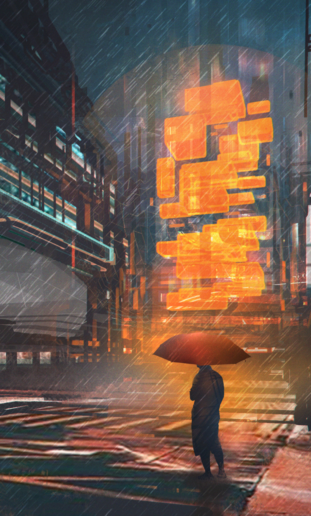 Umbrella Scifi Drawings Digital Art