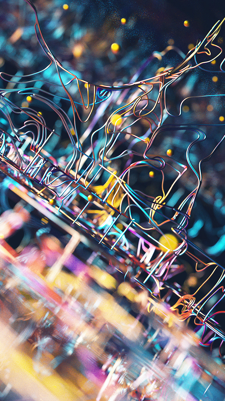 Color Art Dots Line Electric