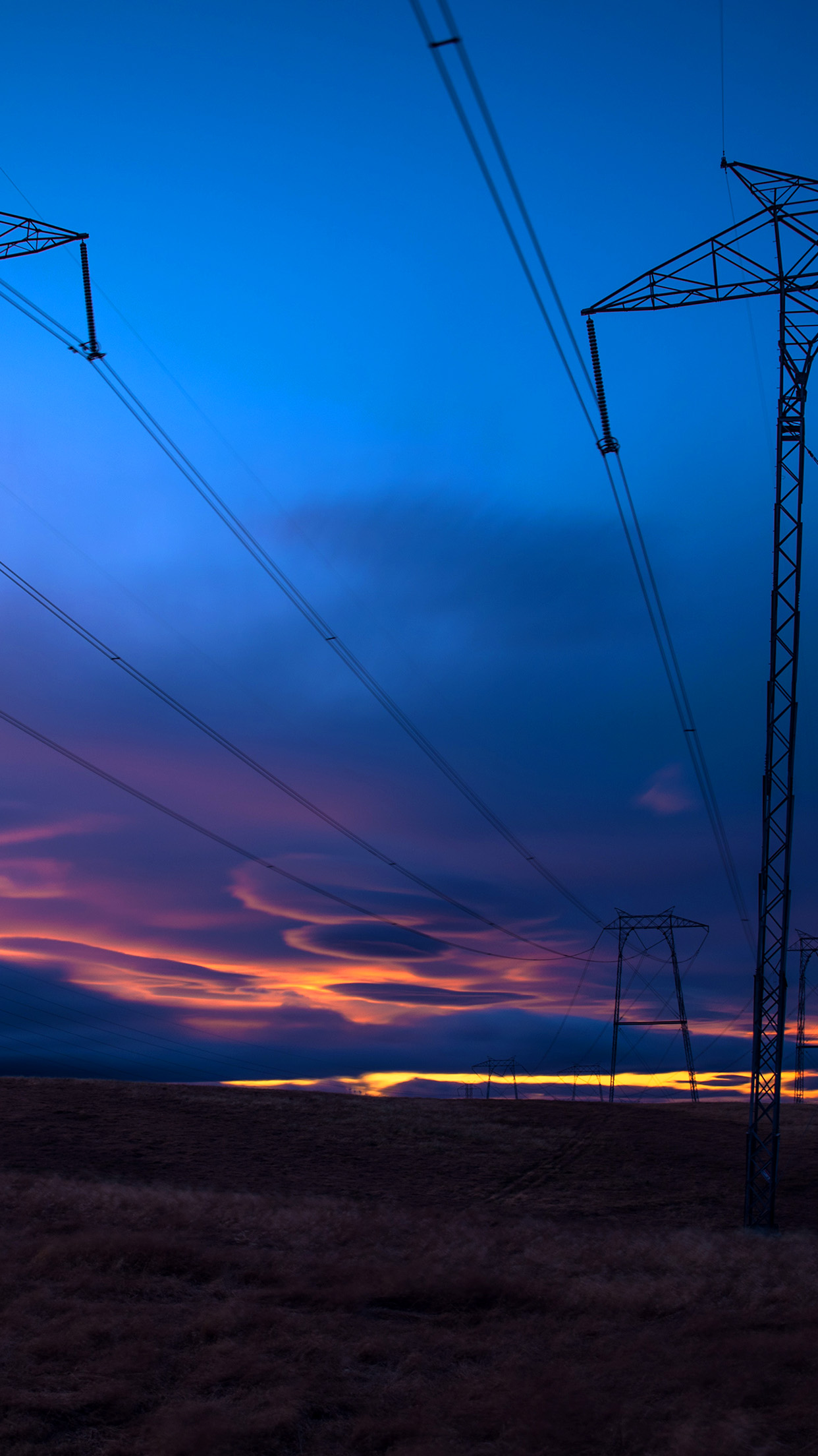 Sunset Electric Night Nature