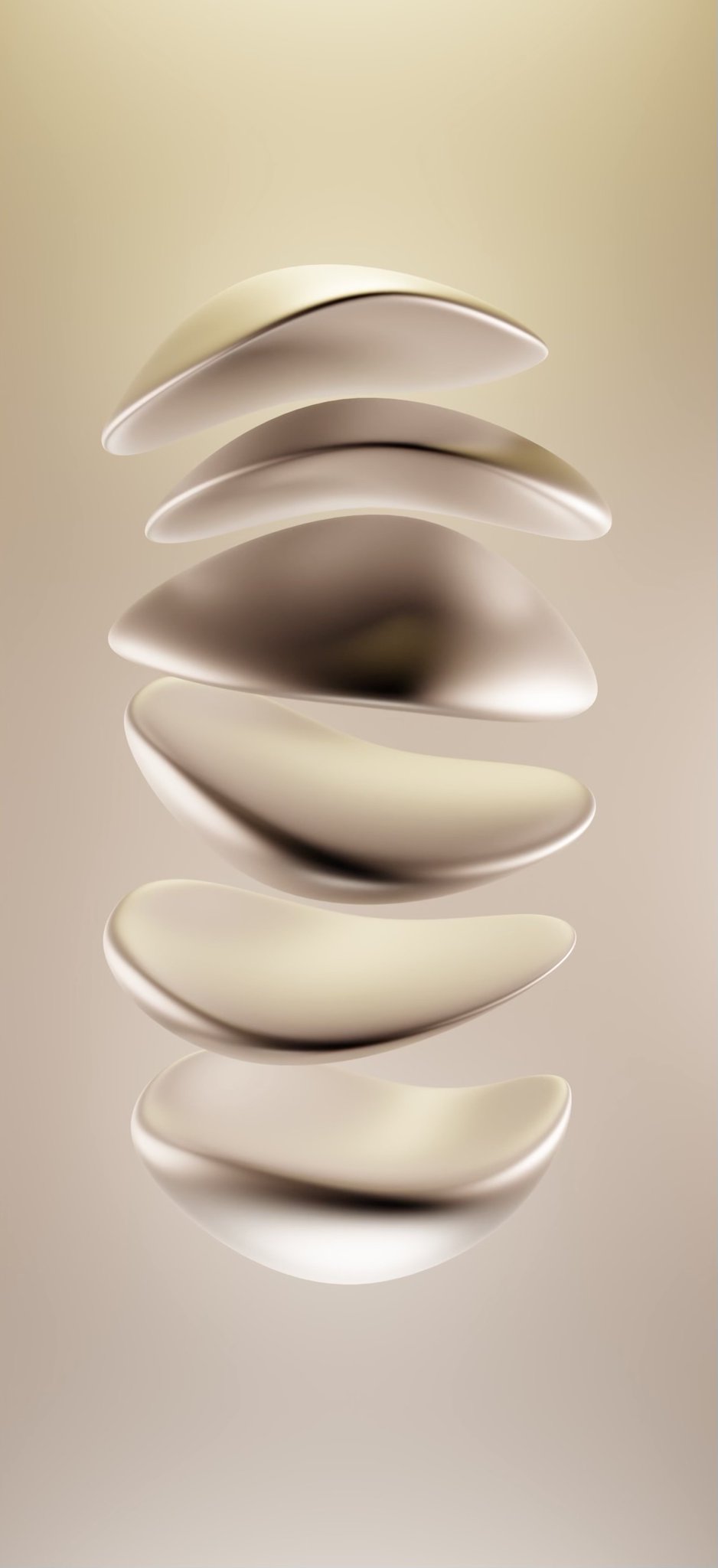 3D rendered “Stones” wallpaper for iPhone