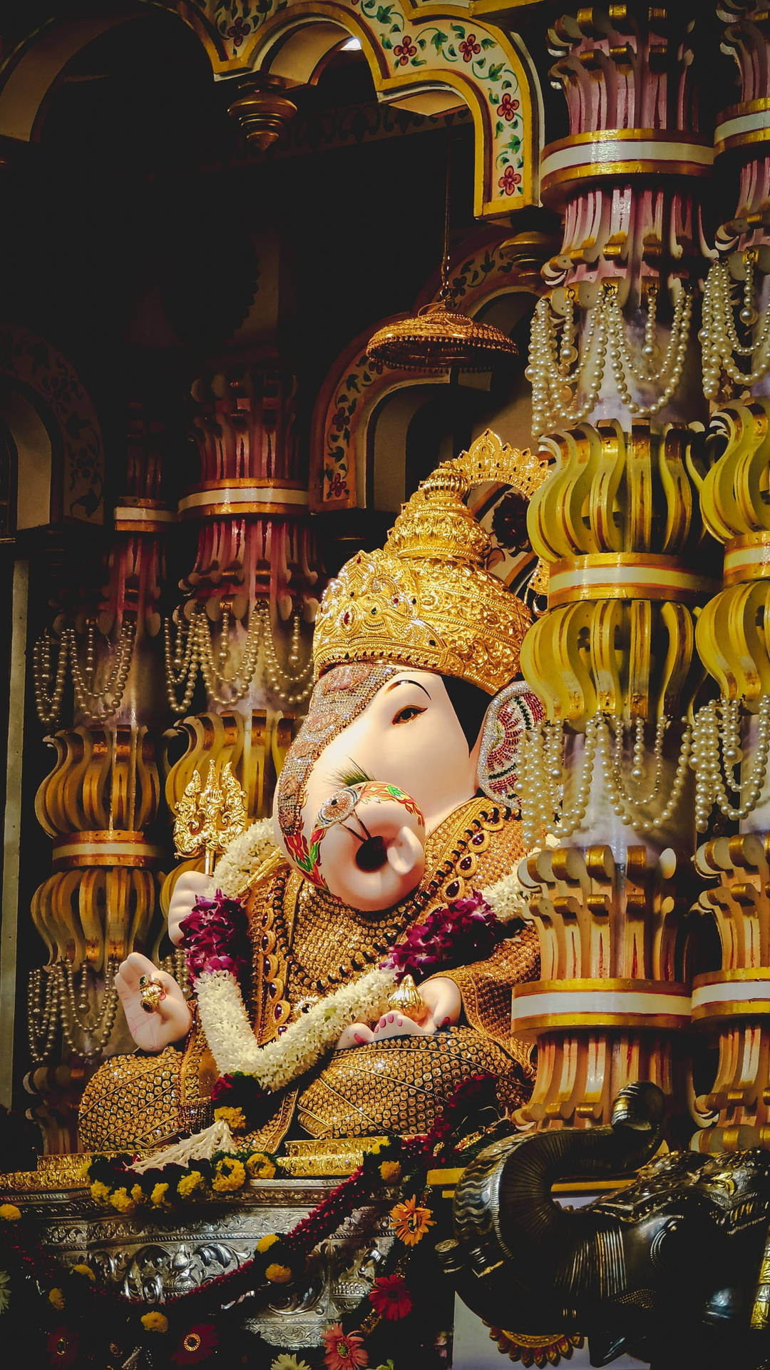 Download Ganesh Temple IPhone Wallpaper
