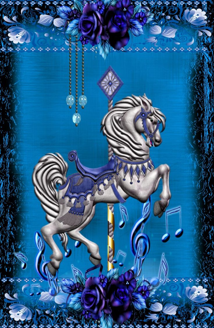 Wallpaper carousel, Horse wallpaper