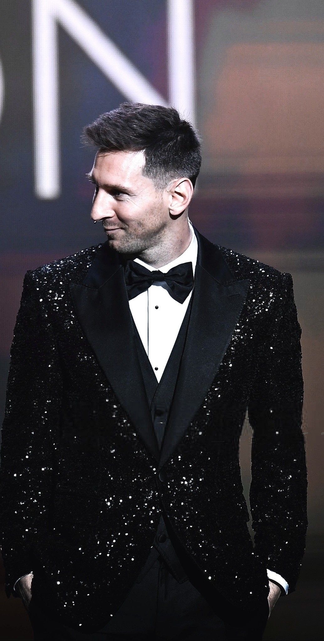 Lionel Messi in a Stylish Suit