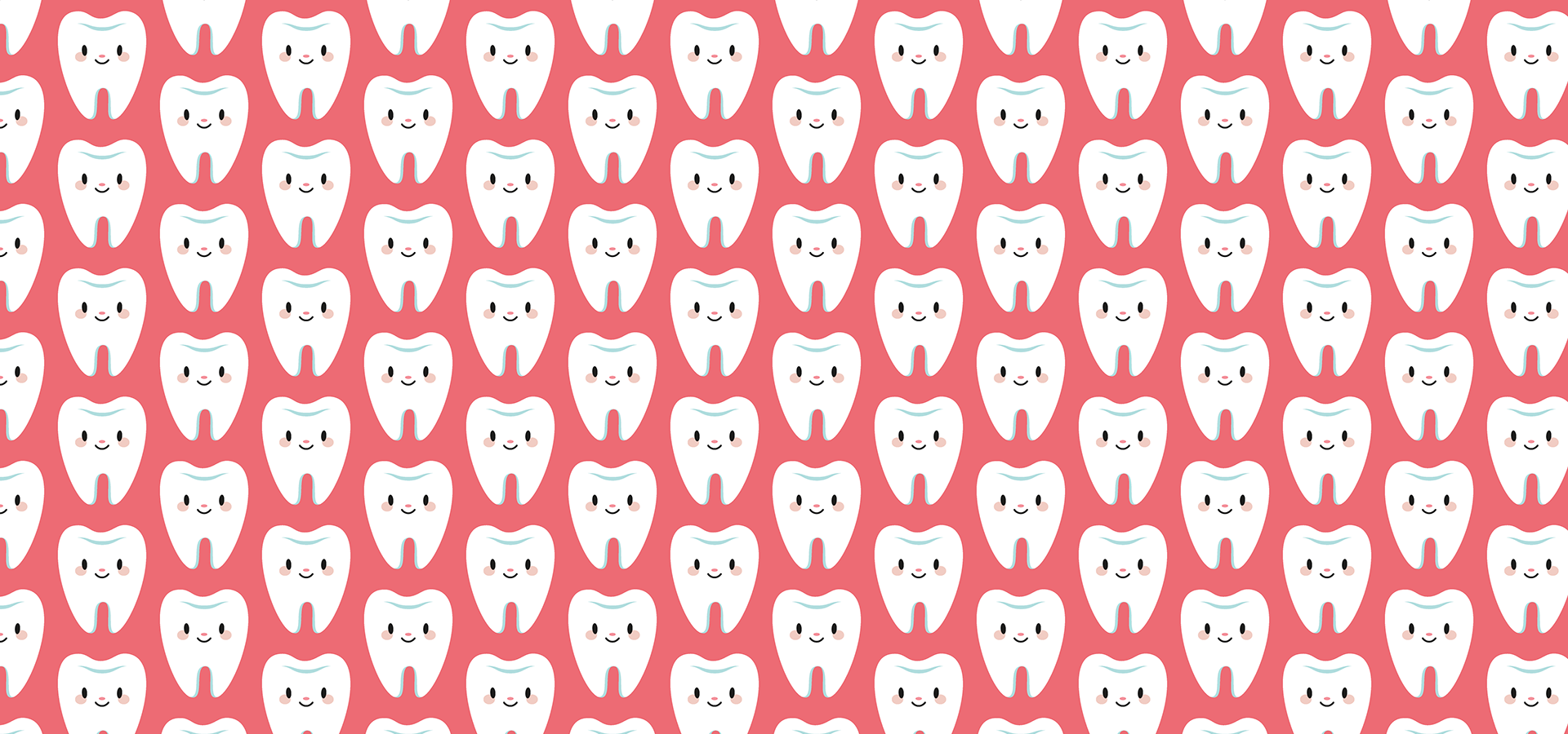 Cute molar teeth