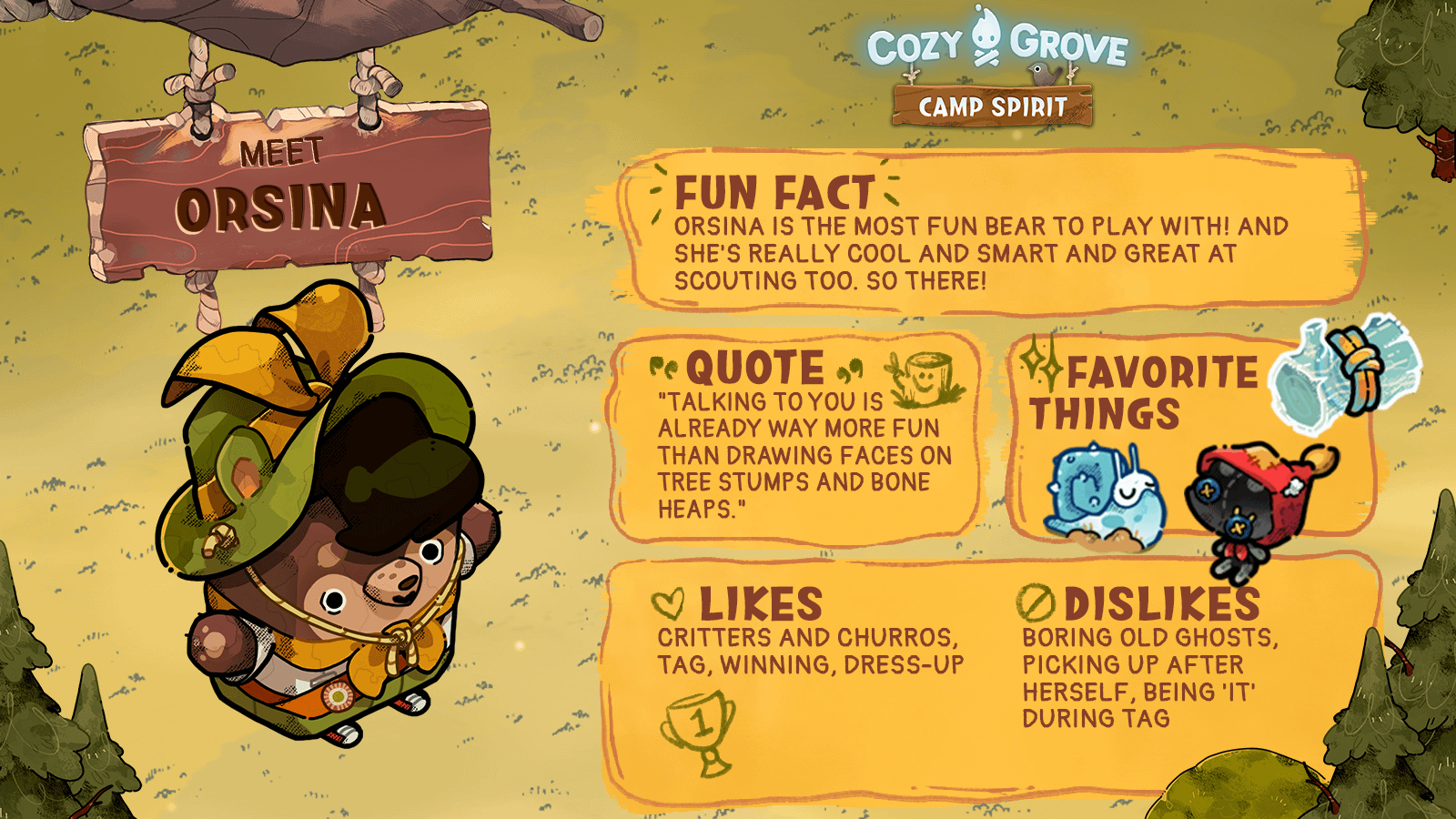 Cozy Grove: Camp Spirit
