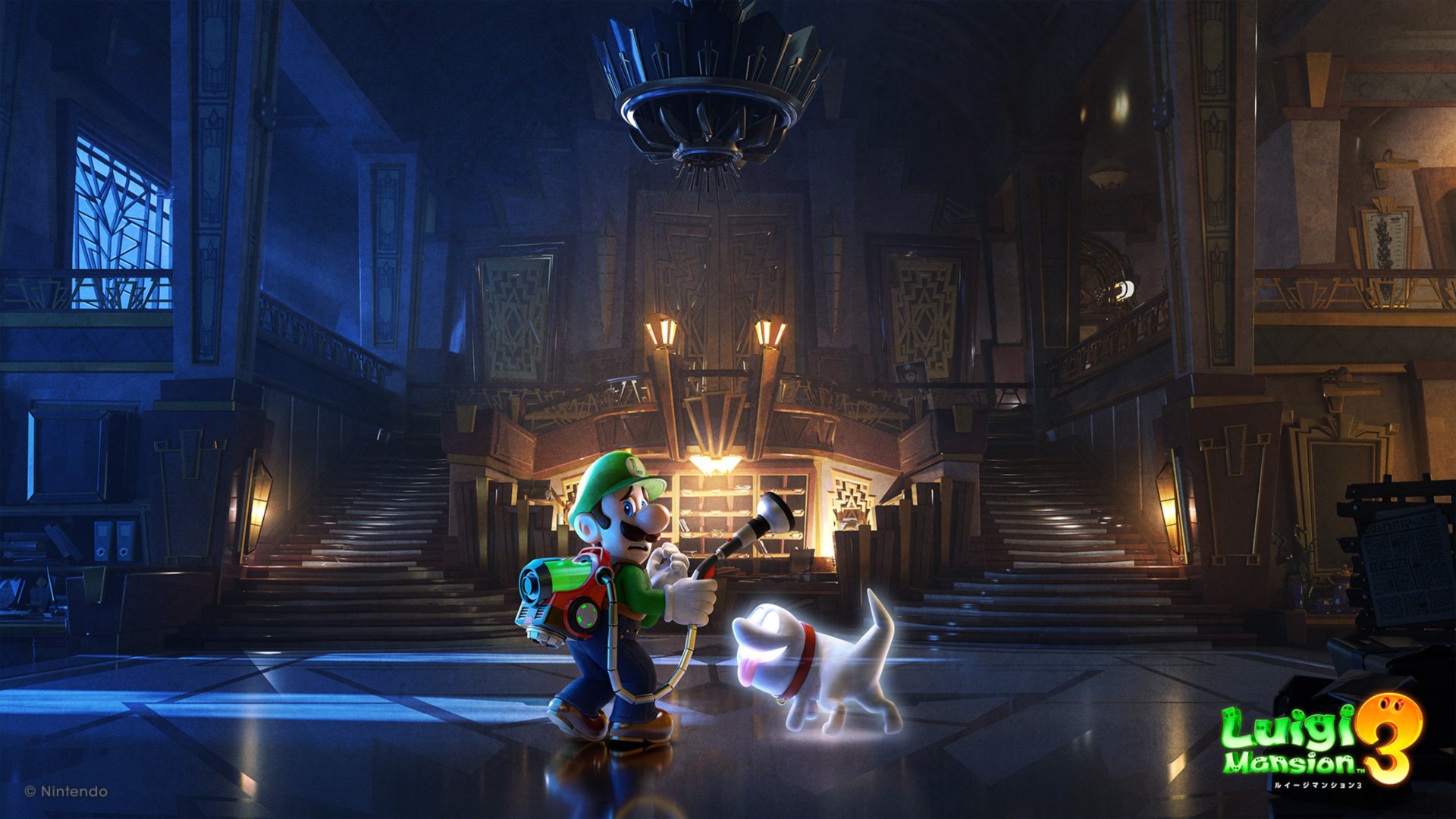 Luigi's Mansion HD Wallpaper