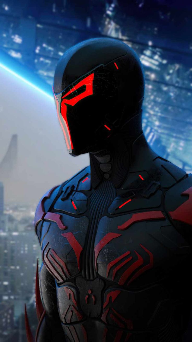Spiderman 2099 cyber iPhone Wallpaper