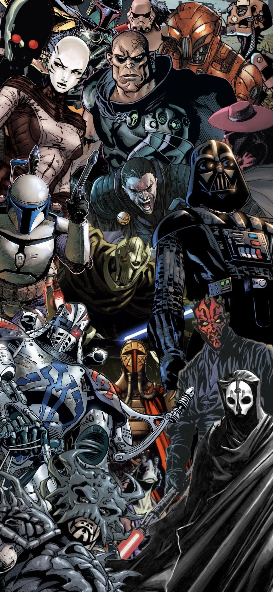 Star Wars comic character art