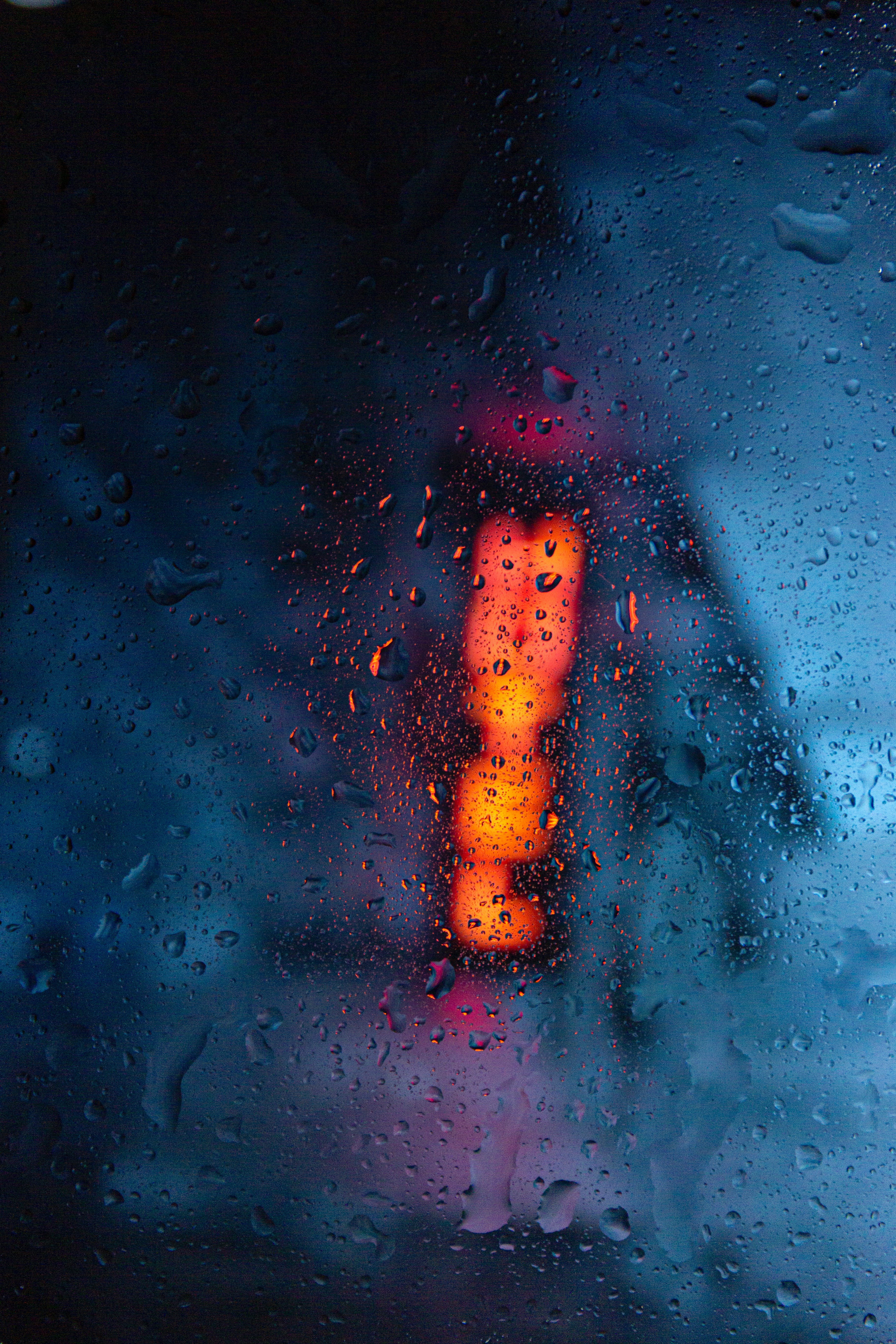 Mobile wallpaper: Blur, Drops, Rain