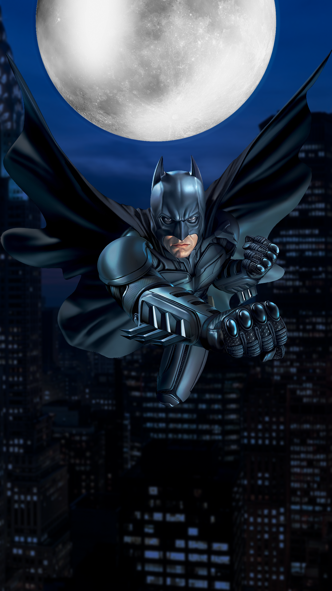 Batman Cartoon Wallpaper for Phone