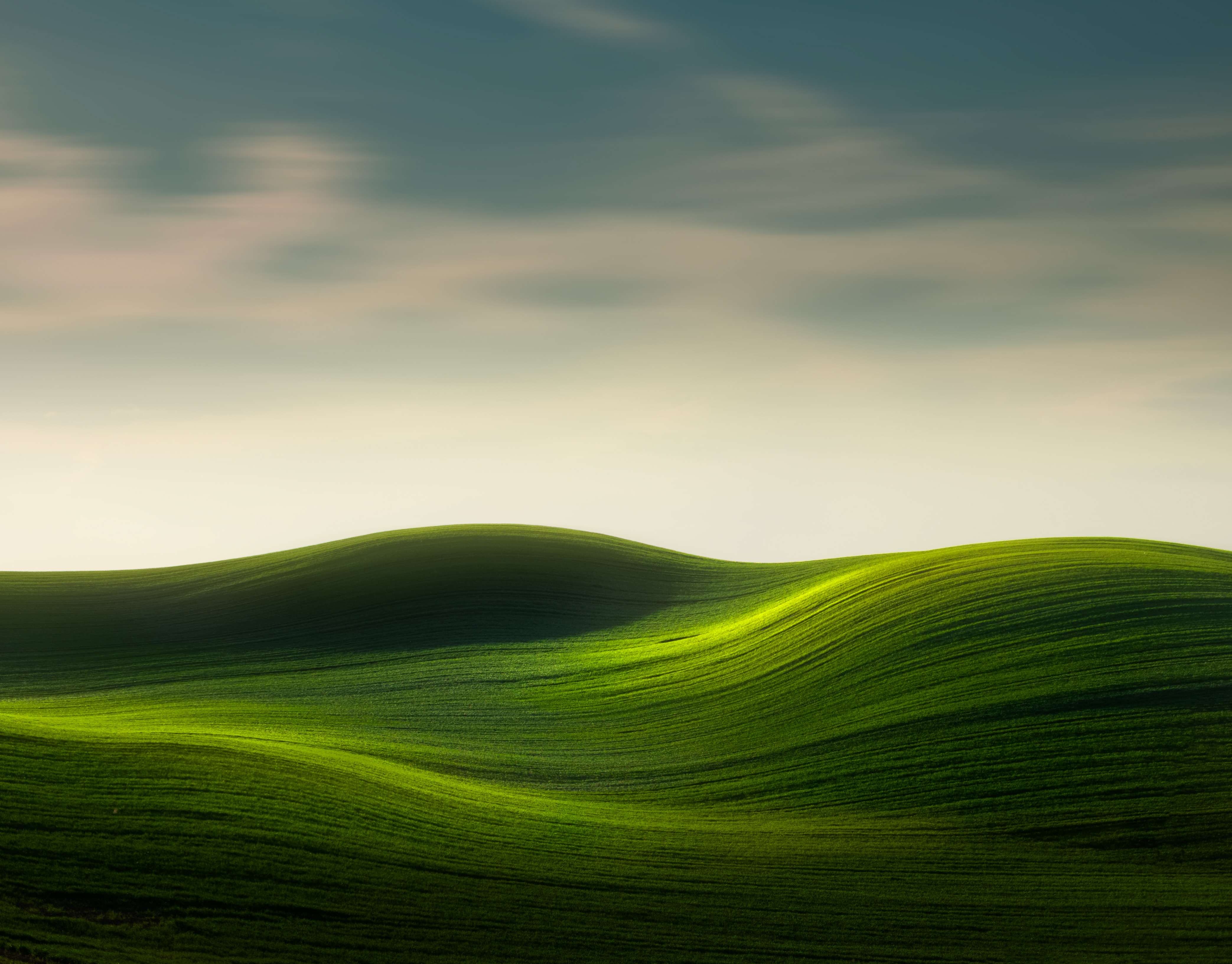 Hill Nature Greenery Landscape 4k