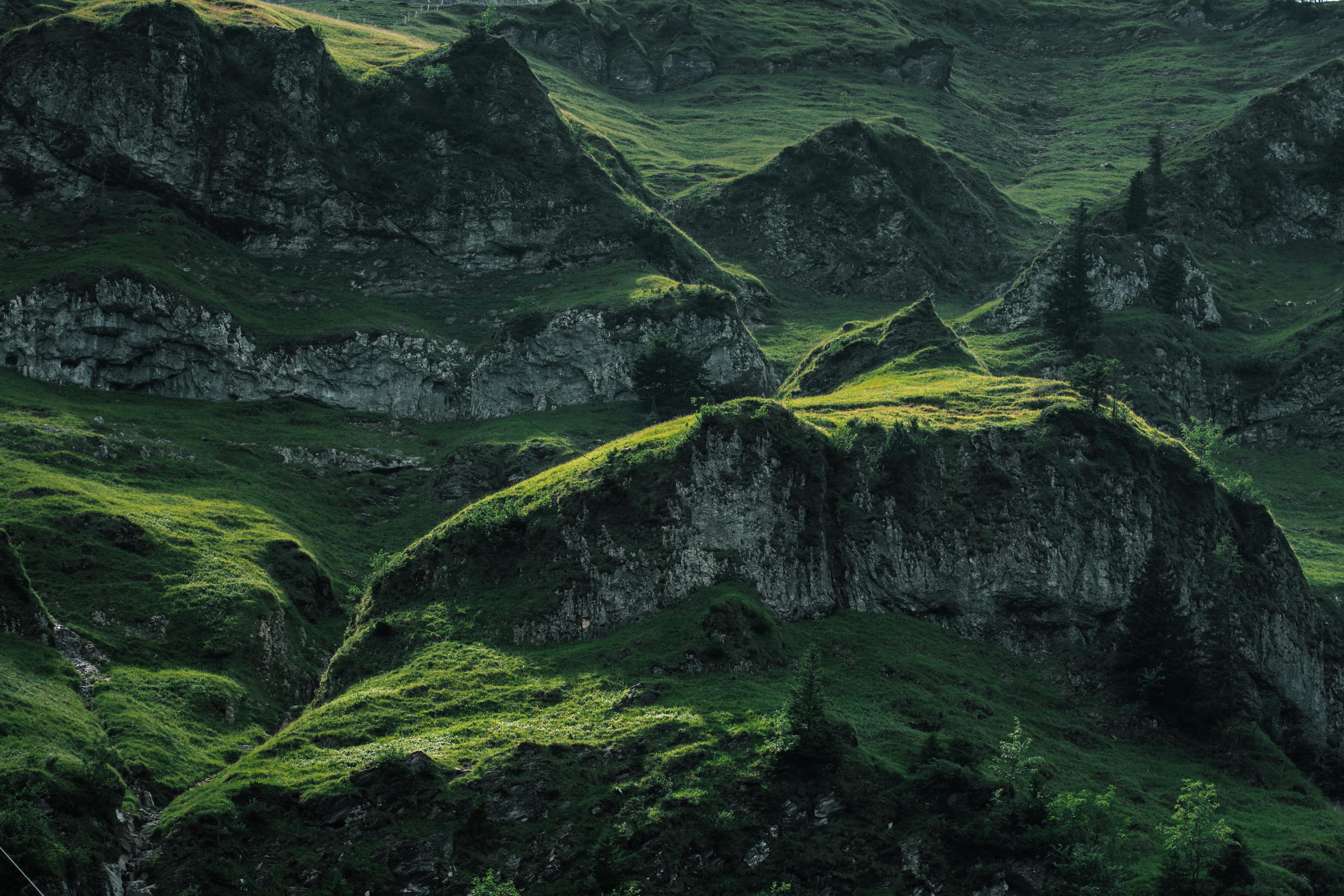 Green, Rocky Hills · Free
