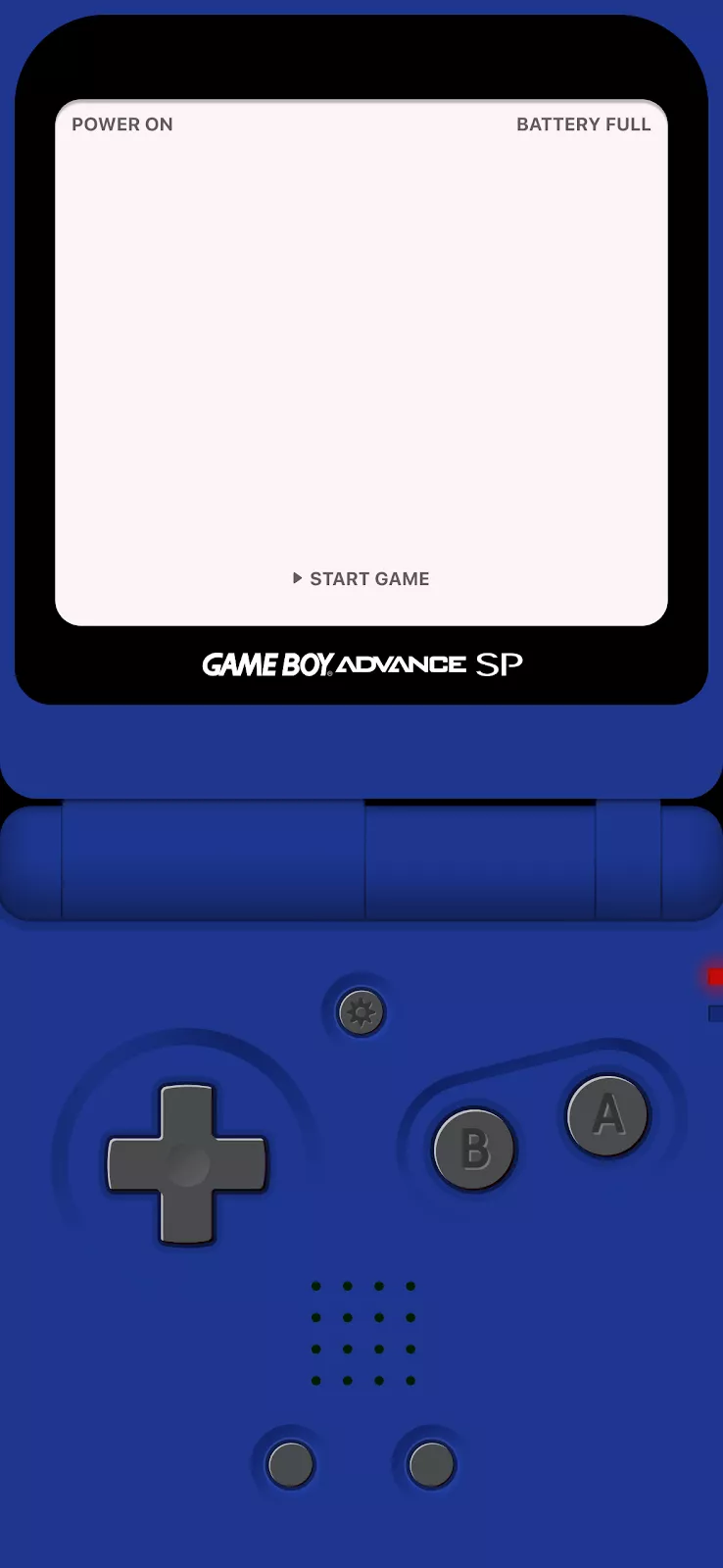 BLUE GAMEBOY WALLPAPER IPHONE