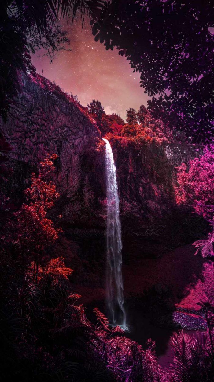 Nature Waterfall IPhone Wallpaper