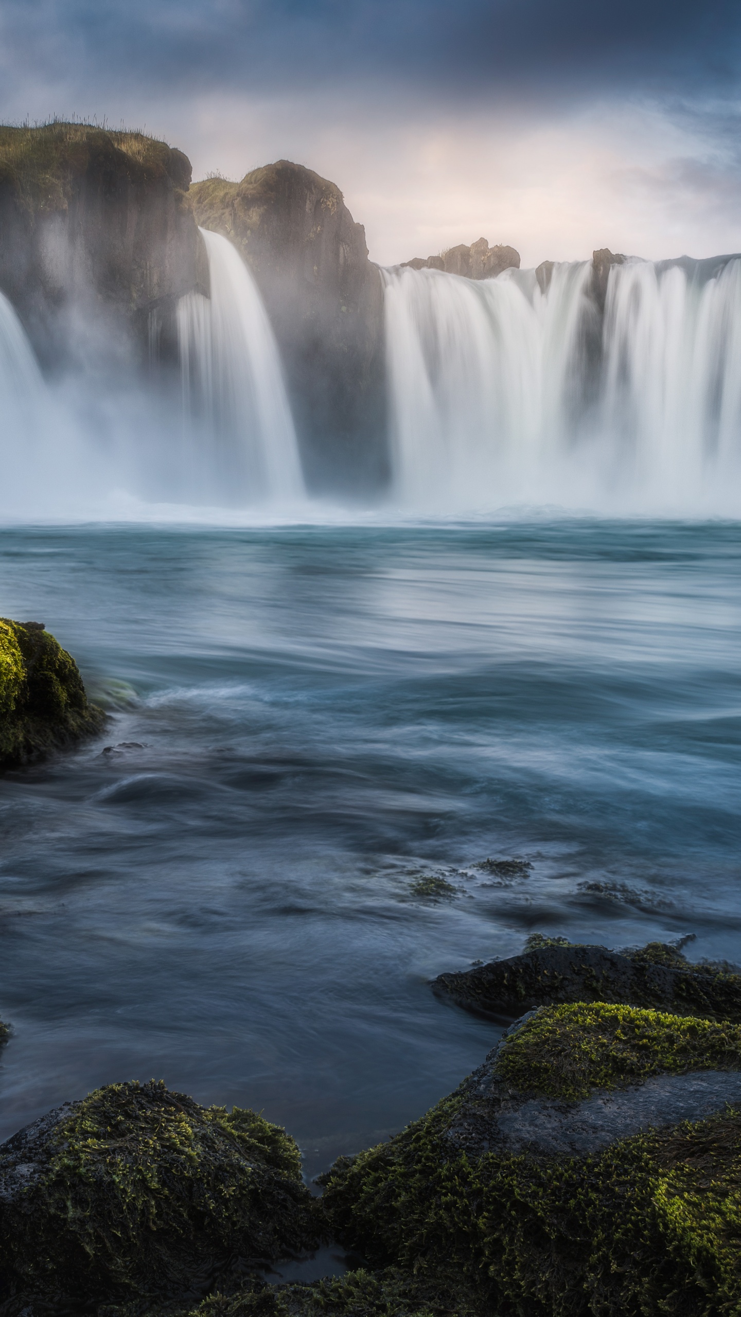 Godafoss waterfall Wallpaper 4K