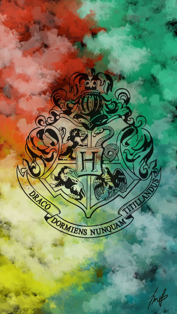 Hogwarts Crest iPhone Wallpaper