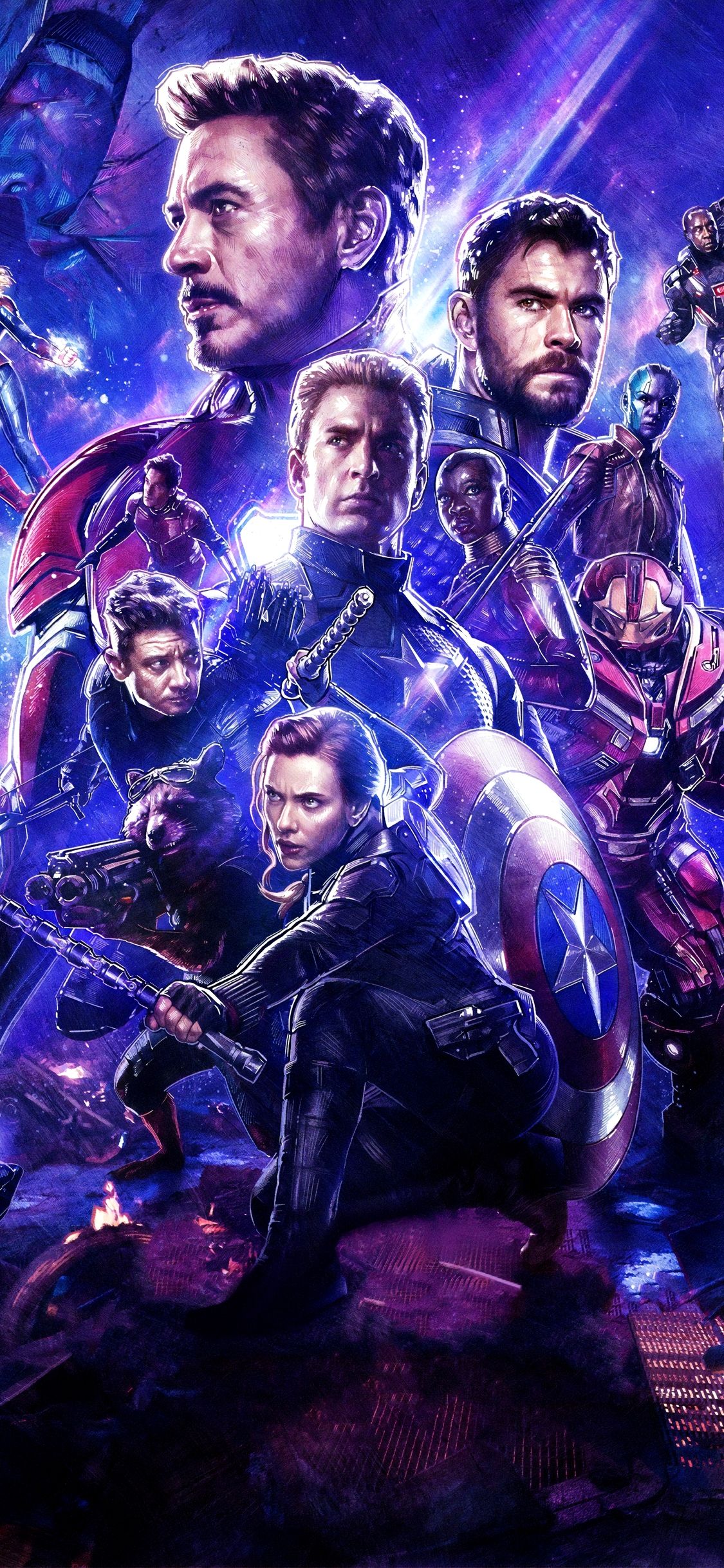 Avengers Endgame Wallpaper 4K iPhone