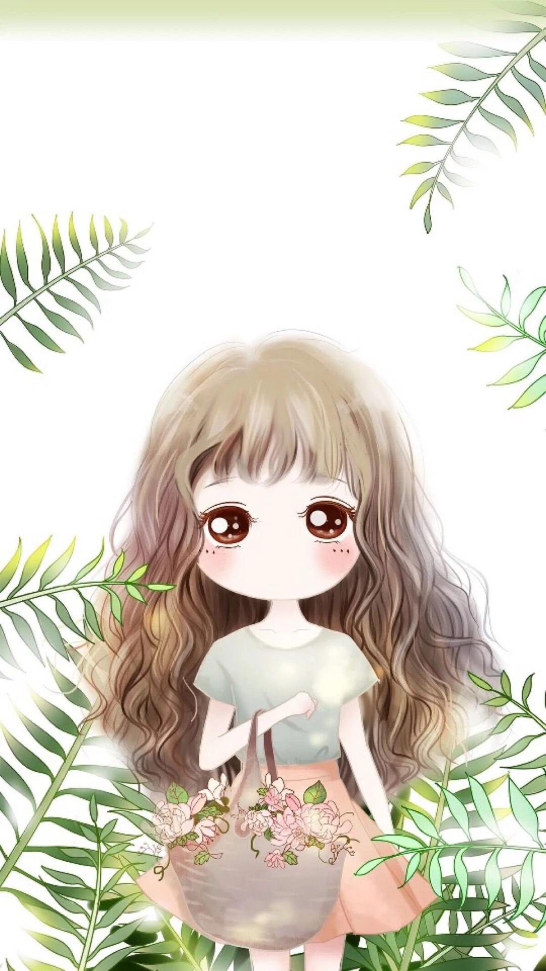 Chibi Anime Girl Wallpaper