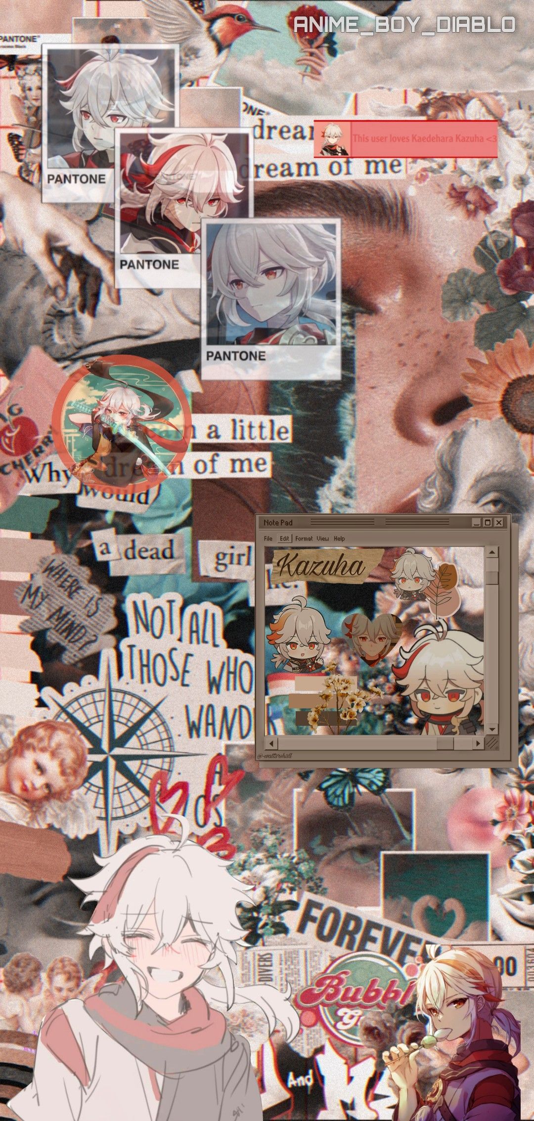 KAZUHA aesthetic Wallpaper. Anime