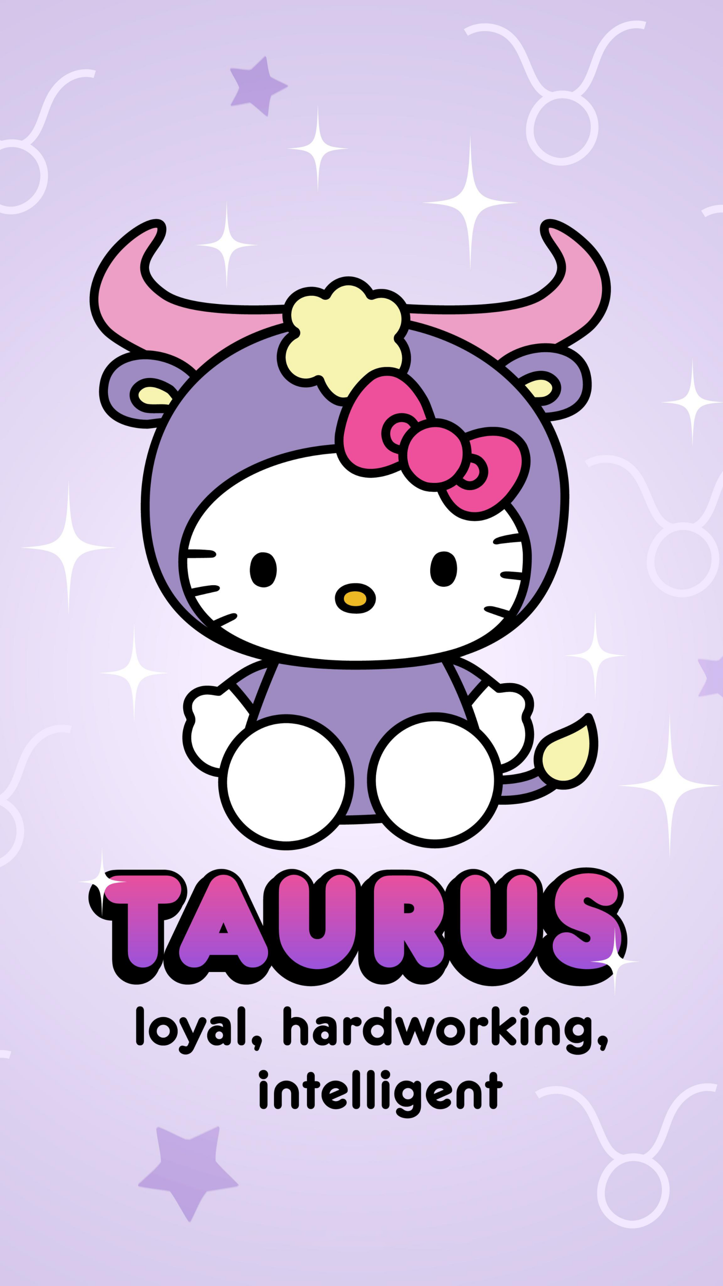 Taurus Wallpaper 4K, Hello Kitty