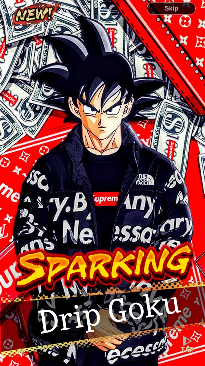 No way I unlocked drip Goku on dragon