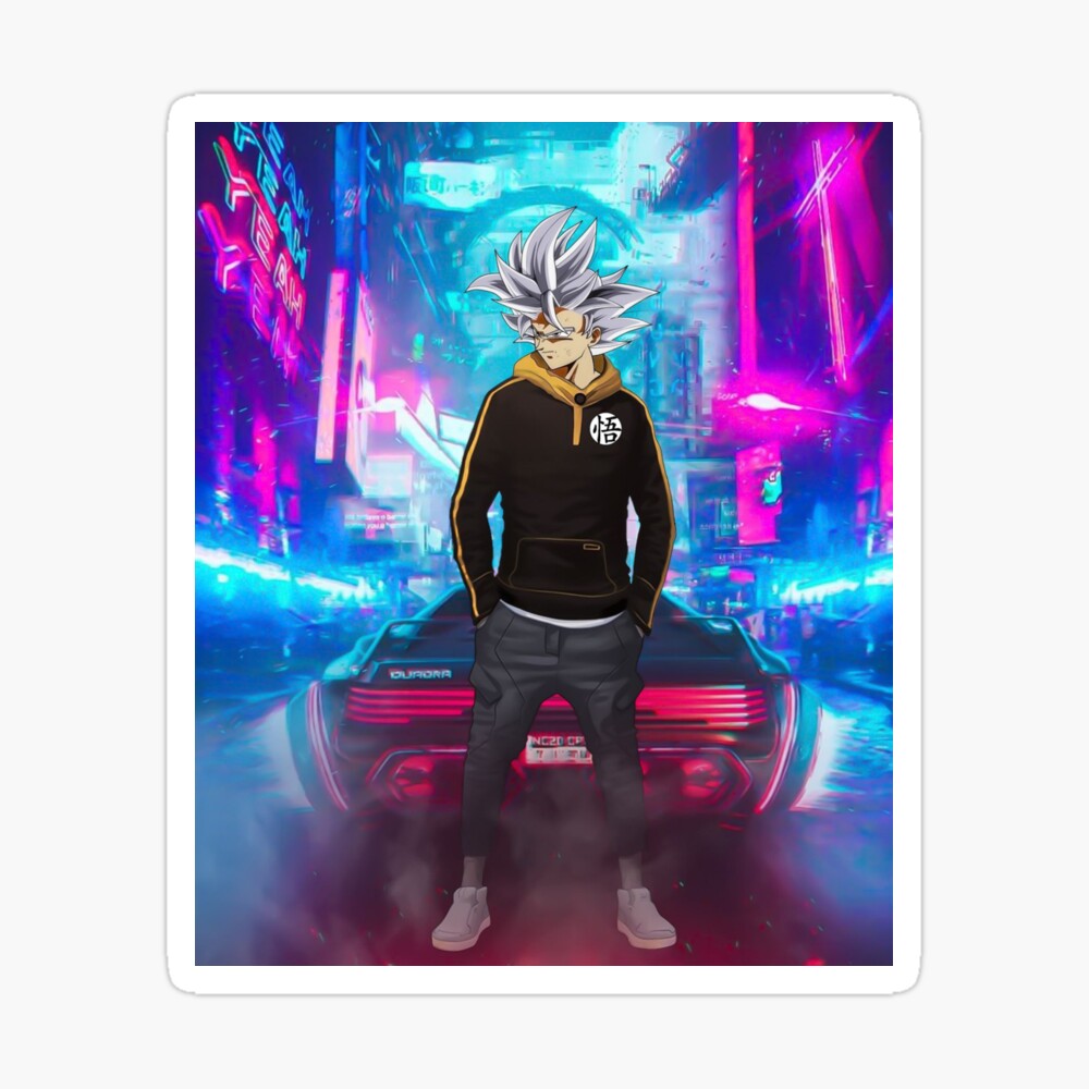 Goku Drip On The Street Poster