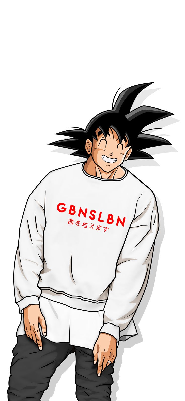 Powerful Son Goku Wallpaper for iPhone X