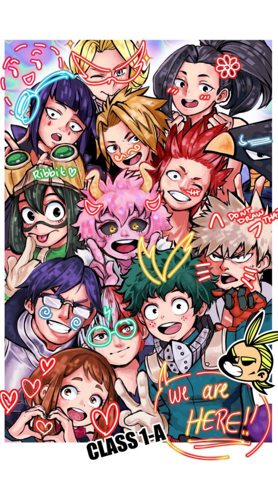 MHA Class 1A Chibi Wallpapers - Wallpaper Cave